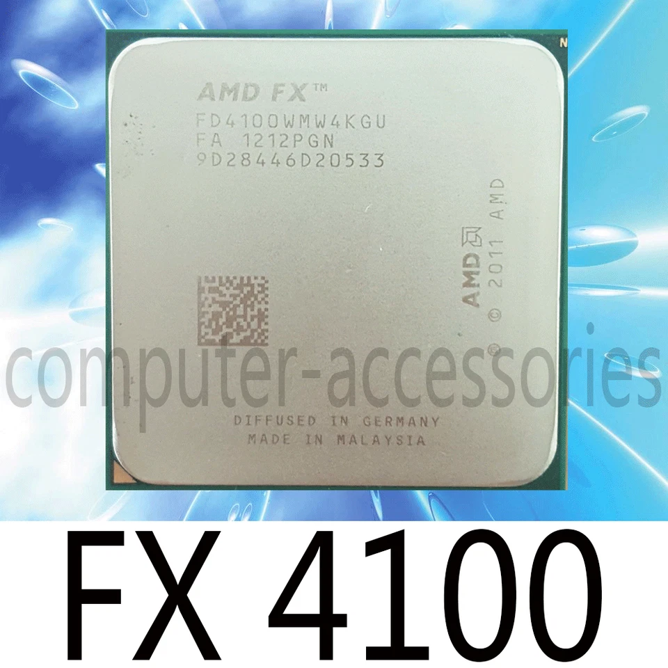AMD FX-4100 3.60GHz 4 Core Socket 8MB AM3+ 95W CPU Processor - image 1 of 1