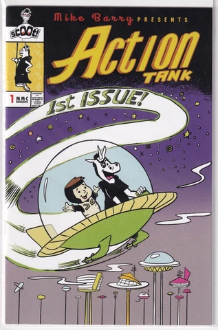 Action Tank #1 MMC Variant Comic Tom JETSON Homage  NM Cover