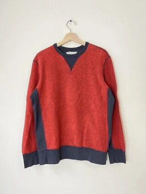 Vintage Rag & Bone Reversible Red Grey Crewneck Sweatshirt - Medium - Image 1 of 4