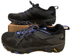Merrell Moab FST 2 GTX Gore-Tex Black/Blue Women Hiking Shoes J77426 Size 8.5