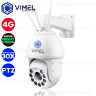 4G LIVE VIEW Security Camera Auto Human Detection 30X Optical Zoom PTZ 24/7