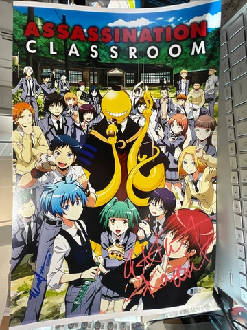 Austin Tindle Assassination classroom 11x17 Photo Poster Signed Autograph Becket Cover