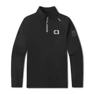 POLARIS UNRL Mens Highland 1/4 Zip - #2865575 - Black - MEDIUM or LARGE - New - Picture 1 of 3
