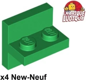 LEGO 4x Abrazadera 1x2 - 1x2 Soporte Centrado 90° Verde/Verde 41682 Nuevo - Imagen 1 de 1