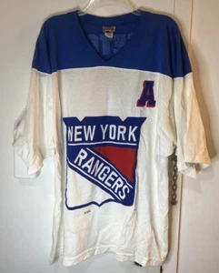 Sport Attack Football Style New York Rangers Brian Leetch Jersey Sz L Large - Picture 1 of 7