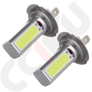 2x Bright 6000K 4000LM High Power H7 COB LED Fog Xenon White Bulb Driving Lamp - Picture 1 of 7