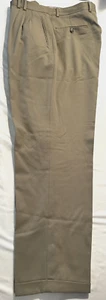 Louis Raphael Mens Dress Pants Pleated and Cuffed Size 36X32 - Picture 1 of 8