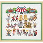 Permin Cross Stitch Embroidery Pack "Circus", Counting Pattern, 54x50cm, 70-8410