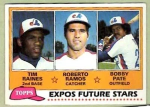 Tim Raines Expos ~ 1981 Topps Rookie ~ ENVÍO GRATUITO - Imagen 1 de 1