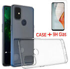 Transparent Silicone Case Cover+9H Protective Glass for Sony Xperia L2