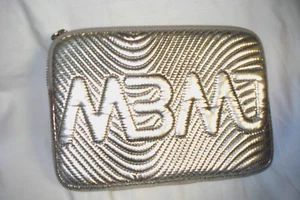 Marc By Marc Jacobs SILVER MBMJ Clutch Accessories Case Makeup Cosmetic bag - Picture 1 of 4