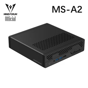 MINISFORUM MS-A2 MINI PC Workstation AMD R9 7945HX Processor 32GB+1TB - Afbeelding 1 van 9