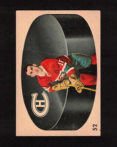 1962-63 LOU FONTINATO #52 Parkhurst Rugged NYR/Habs Star Vintage NHL Hockey Card