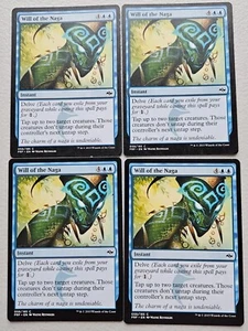 MTG 4x Will of the Naga FRF 058/185 Light Play - Picture 1 of 2