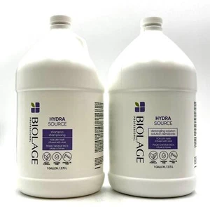 Biolage Hydrasource Shampoo & Detangling Solution Gallon 128 oz Duo - Picture 1 of 1