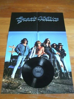 12" MAXI 45T GREAT WHITE CONGO SQUARE 1991 UK PRESS SUPERB !!!!!!! MINT+ POSTER  - Photo 1/4