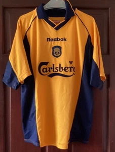 Original Reebok Liverpool 2000/01 Away Football Shirt Small Mens 34/36” - Picture 1 of 7