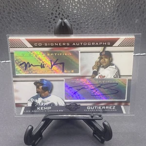 2007 Topps Co-Signers Franklin Gutierrez + Matt Kemp Dual Auto Autograph - Picture 1 of 2