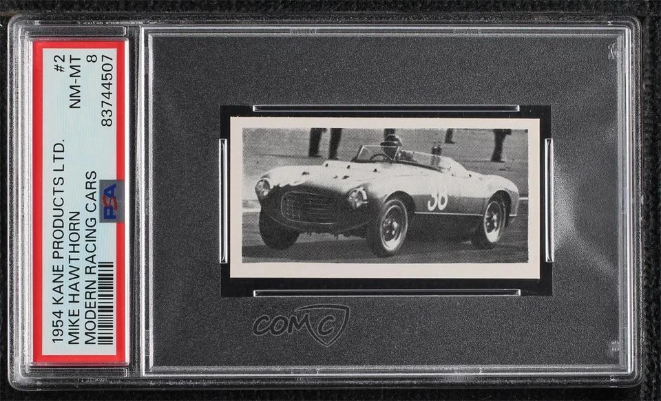 1954 Kane Modern Racing Cards Mike Hawthorn #2 PSA 8 - Image 1 of 2