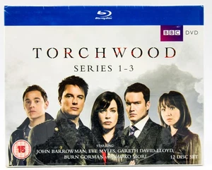 "Torchwood: Series 1-3"   -   2009   -  BBC  -  12xBlu-Ray  Box Set   NEW/SEALED - Picture 1 of 6
