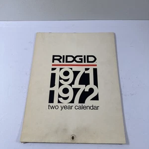 Vintage Rigid 1971-1972 Calendar  - Picture 1 of 5