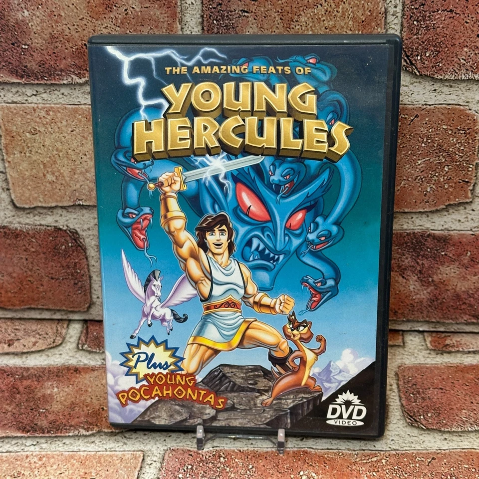 The Amazing Feats Of Young Hercules DVD Used Animated Adventure + Pocahontas - Image 1 of 4