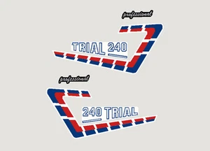 FANTIC MOTOR TRIAL 240 PROFESSIONAL SEITENAUFKLEBER STICKERS - Bild 1 von 1