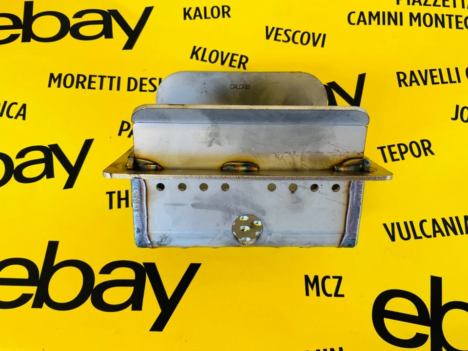 BRACIERE IN ACCIAIO STUFE EVA CALOR/PUNTO FUOCO 11/13 kw mod. NICOLE' - Immagine 1 di 3