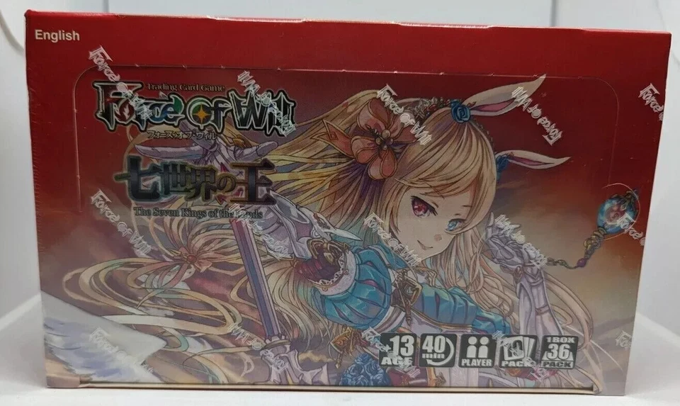 Force of Will The Seven Kings of the Lands Booster Box Sealed - Image 1 of 4