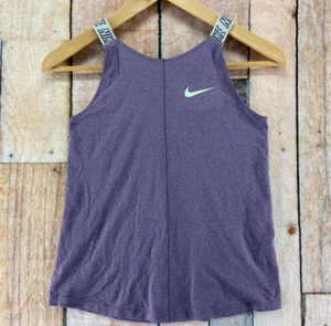 Nike Dri-Fit Tank Top Beach Athletic Shirt Youth Kids Girls Size Medium Purple - Picture 1 of 8