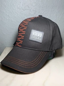 Volvo Trucks Adjustable Strap Trucker Hat Cap Grey & Orange New With Tags - Bild 1 von 12