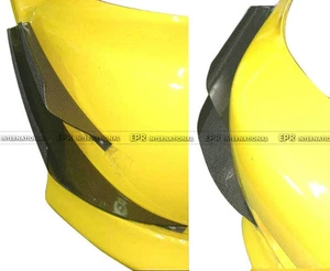 Parachoques delantero de fibra de carbono para Honda Civic EK9 Canards piezas de ala divisor 4 piezas - Imagen 1 de 12