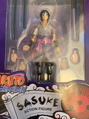 *BOX DAMAGED* Naruto Shippuden: Sasuke Uchiha 4-Inch Poseable Action Figure - Image 1 of 2