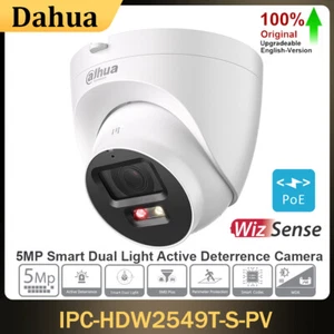 Cámara domo IP a todo color Dahua IPC-HDW2549T-S-PV 5MP WizSense micrófono PoE IR SMD+ - Imagen 1 de 13