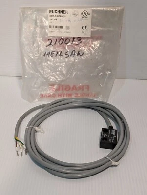 Euchner CMS-R-BZB-03V Safety Switch Sensor, 9mm Range, 3M (9.8') Cable-Free Ship - Image 1 of 4