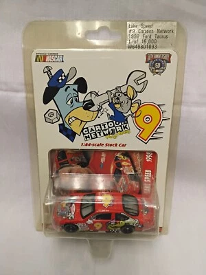 1998 Action #9 Lake Speed Cartoon Network Ford Taurus 1 de 15.000 - Imagem 1 de 4