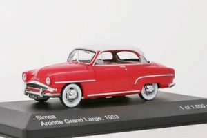 Simca Aronde Grand Large 1953 rojo/blanco WhiteBox 1:43 NUEVO WB111 - Imagen 1 de 3