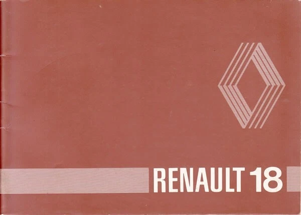 RENAULT R.18 - Libretto Uso e Manutenzione - Italiano - 06/1980 - NEW - Immagine 1 di 1