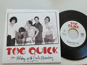 THE QUICK w/ EARL MANKEY - Bigger Than Life / Beautiful Island 1977 POWER POP 7" - Imagen 1 de 2