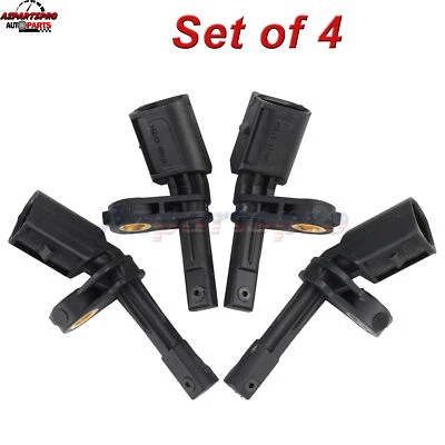 4pcs ABS Wheel Speed Sensor For VW Volkswagen Bora 2006-2009 Seat Leon 2007-2011 - Image 1 of 4