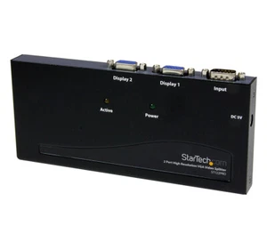 Divisor de video VGA de alta resolución de 2 puertos StarTech - 350 MHz - Imagen 1 de 1