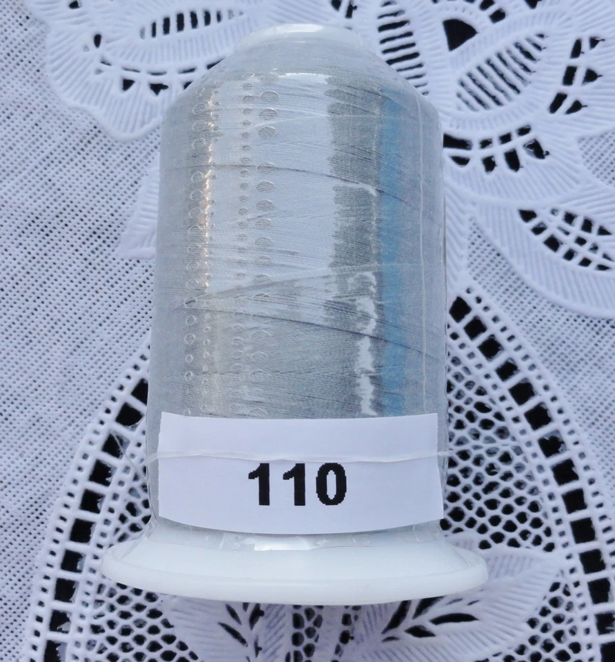 1 NEW Gray #110 GUTERMANN miniking 100% polyester thread 1094 yds Spool  - Image 1 of 1