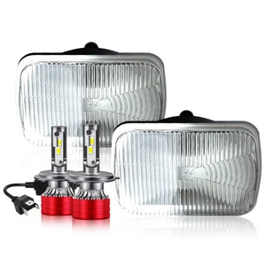 Par de faros LED 5x7 7x6 haz alto bajo ajuste Chevy Corvette C4 1984-1996 - Imagen 1 de 21