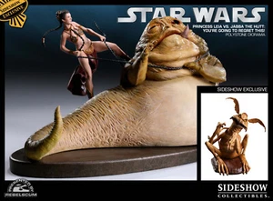 Sideshow EXCLUSIVE Star Wars Princess Leia vs Jabba the Hutt Diorama (2000371) - Picture 1 of 11