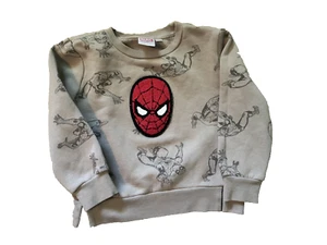 Spiderman Sweatshirt Marvel Gray Kids size 4T - Picture 1 of 7