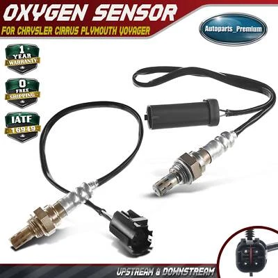 2x Upstream & Downstream O2 Oxygen Sensor for Chrysler Cirrus Plymouth Voyager Foto 1 de 4