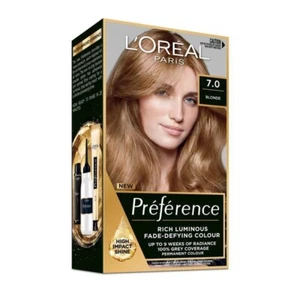 L'Oreal Paris Preference Permanent Hair Colour Dye High Shine Vienna 7 Blonde - Picture 1 of 1