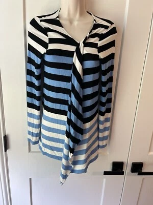 Куртка кардиган Blue Saks Fifth Avenue S-M вискоза открытая спереди Sak's 5th Ave - Изображение 1 из 4