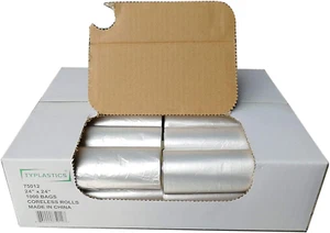 TYPLASTICS Trash Can Liner- Wholesale 1000 Count Garbage Bags on Perforated Roll - Picture 1 of 4