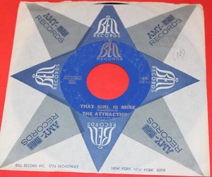 THE ATTRACTIONS "That Girl is Mine" 1967 OBSCURE NORTHERN SOUL BELL VG++ HEAR - Imagen 1 de 3